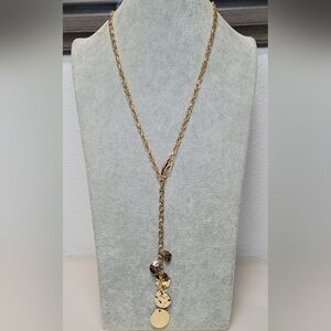 Universal Thread Gold Charm Necklace